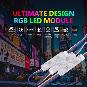 RGB модуль света Светодиодный модуль DC12V светодиодный водонепроницаемый RGB модуль IP68 SMD 2835 CE UL Rohs светодиодный свет для наружного декора - Product Image 5