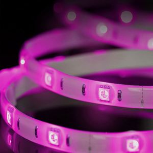 Venta al por mayor de alto brillo CRI de doble capa PCB impermeable 10m Flexible 5050 RGB Smart LED Strip Kits con control wifi - Product Image 3