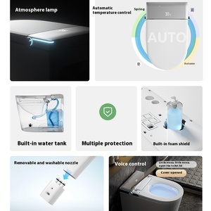 Intelligent Multi-Function Smart <strong>Toilet</strong> 58 cm Long with Small <strong>Size</strong> Remote Control &amp; S-Trap Drainage Pattern Included - Product Image 5