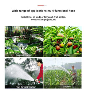 Biểu Tượng Tùy Chỉnh Kích Thước 1.5/2/2.5/3/4 Inch 6 Thanh Áp Lực Cao Nông Nghiệp PVC Layflat Thủy Lợi Hose Vải Trắng Ống - Product Image 6