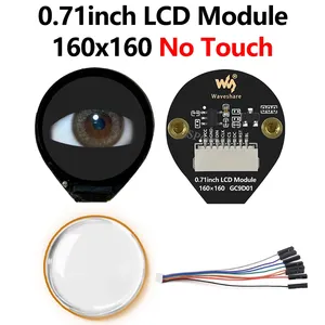 0,71 Zoll runder LCD-Bildschirm 160*160Pixel Elektronischer AUGEN 4-zeiliger SPI GC9D01 Für Arduino Raspberry Pi ESP32 Pico STM32 - Product Image 6