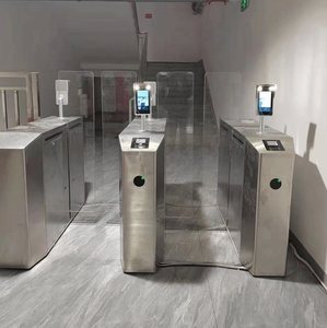 Cancello girevole antistatico automatico a tutta altezza ESD a vita cancello girevole scorrevole per il controllo degli accessi biometrici - Product Image 5