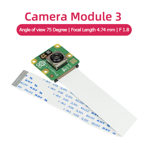 <strong>Raspberry</strong> <strong>Pi</strong> <strong>Camera</strong> Module <strong>3</strong> IMX708 Auto-Focus 75/120 Degree FOV Highly Detailed Optional Optional NoIR Version for <strong>Pi</strong> 4B 3B+ 3B