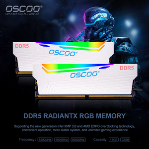 RGB RAM DDR5 Kühlkörper 16GB 32GB 5200MHz 5600MHz 6000MHz Gaming-Speicher RAM DDR Memoria DDR5 Computer zubehör für PC Desktop