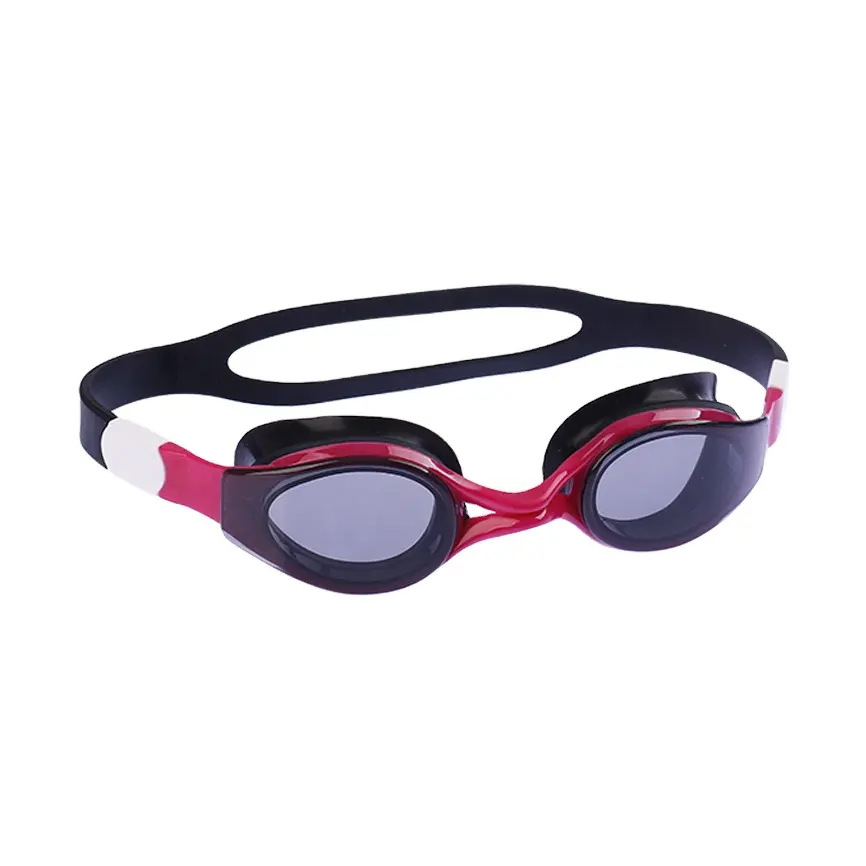 Óculos de natação infantil à prova d'água, antiembaçante uv colorido, tira auto-ajustável, óculos de natação