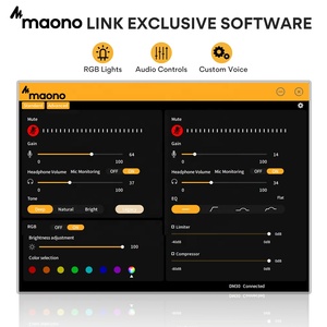 Maono Newest Condenser Gaming Microphone Support <strong>Programming</strong> for Professional Gamers Podcast Mic USB Type C Gaming Microphones - Product Image 5