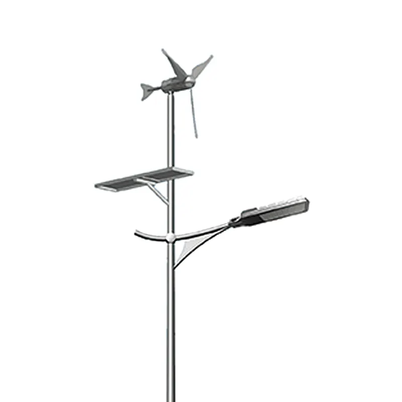 LED Light Wind Solar Hybrid Street Light Solar Outdoor Light 24v35w pannello solare con mulino a vento Street Steel DC alluminio 75 80 TX