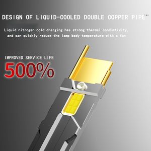 C6 LED araba All in One ampul H4 9005 9012 36W LED araba far dönüşüm kiti arabalar için h4 6000K Mini otomatik far - Product Image 3