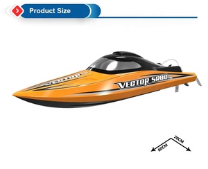 Yüksek kaliteli rc tekneler plastik uzaktan kumanda yarış hızlı çocuklar elektrikli gemi oyuncak yüksek hız ile SR80 Pro ARTR - Product Image 6