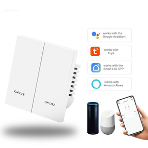Tuya avrupa standart ZigBee bileşik basma düğmesi anahtar anahtarı-6 Gang (cam Panel) nötr tel N + L 4Gang + 2 sahne gerekir - Product Image 5