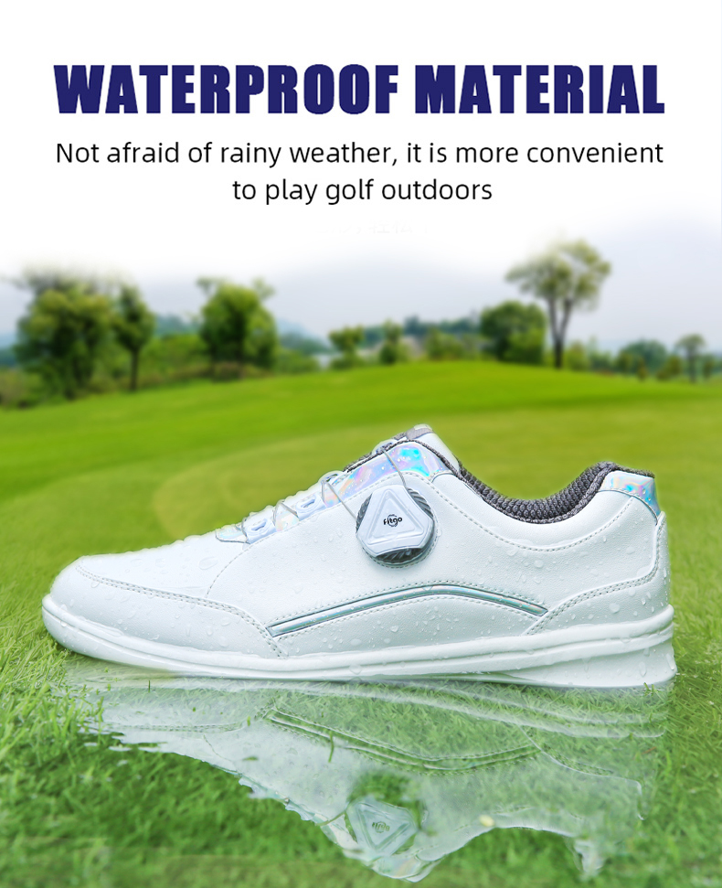 PGM XZ230 wholesale golf shoes China microfiber white leather ladies golf shoes企业官网