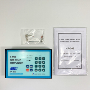 Sistema de alarma de seguridad para el hogar, alarma antirrobo inteligente de tamaño Mini con cable, 6 zonas, con marcador automático