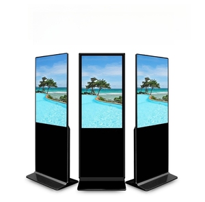 Android network stand tv verticale 43 pollici ultra sottile free standing lcd pubblicità lettore touch screen display digitale - Product Image 2