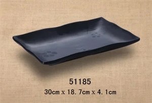 Thân Thiện Với Môi Melamine Đám Cưới Và Nhà Hàng Plat Dài Hình Chữ Nhật Tấm Mô Hình Cho Nhà Sử Dụng Pratos De Melamina Bandejas - Product Image 3