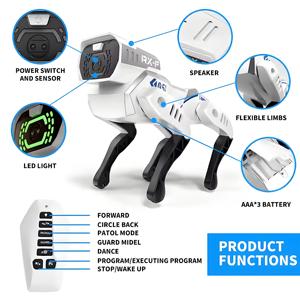 Intelligentes High-Tech-Roboters pielzeug für Kinder Handy-Fernbedienung DIY-Programmierung aus strap azier fähigem Kunststoff - Product Image 4