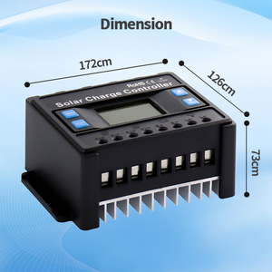 Regolatore di carica solare da 50A PWM 12V/24V Auto adatters serie PM con uscita USB 5V2.1A e funzione di Display LCD - Product Image 6