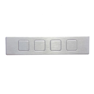 Benutzer definiertes Layout Industrielle Metall tastatur Funktionelles Metall Ziffernblock 4 Tasten Numerische Edelstahl tastatur - Product Image 1