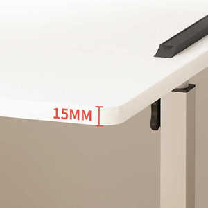 Adjustable Manual Desk Foldable Metal PC Laptop <strong>Computer</strong> <strong>Table</strong> <strong>with</strong> Drawer Bookshelf and USB Port Portable Storage Feature - Product Image 6