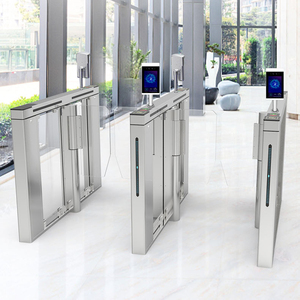 Riconoscimento facciale Tornello Cancelli A Battente Cancello della Barriera Velocità Veloce Sistema di Scheda di Controllo di Accesso Pedonale - Product Image 1