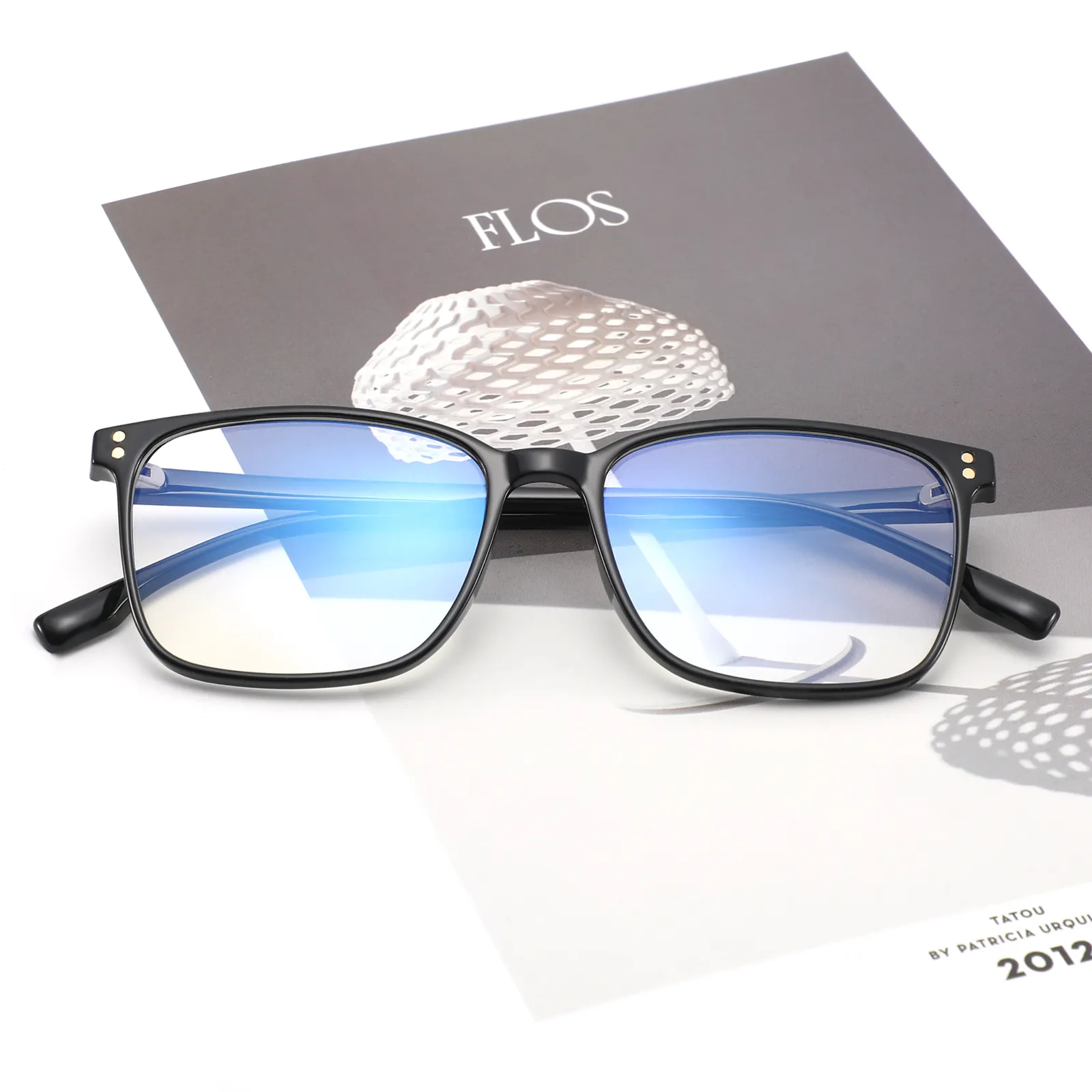 New TR90 Eye Glasses Prescription Eyewear Frame Myopic Anti Blue Light Glasses
