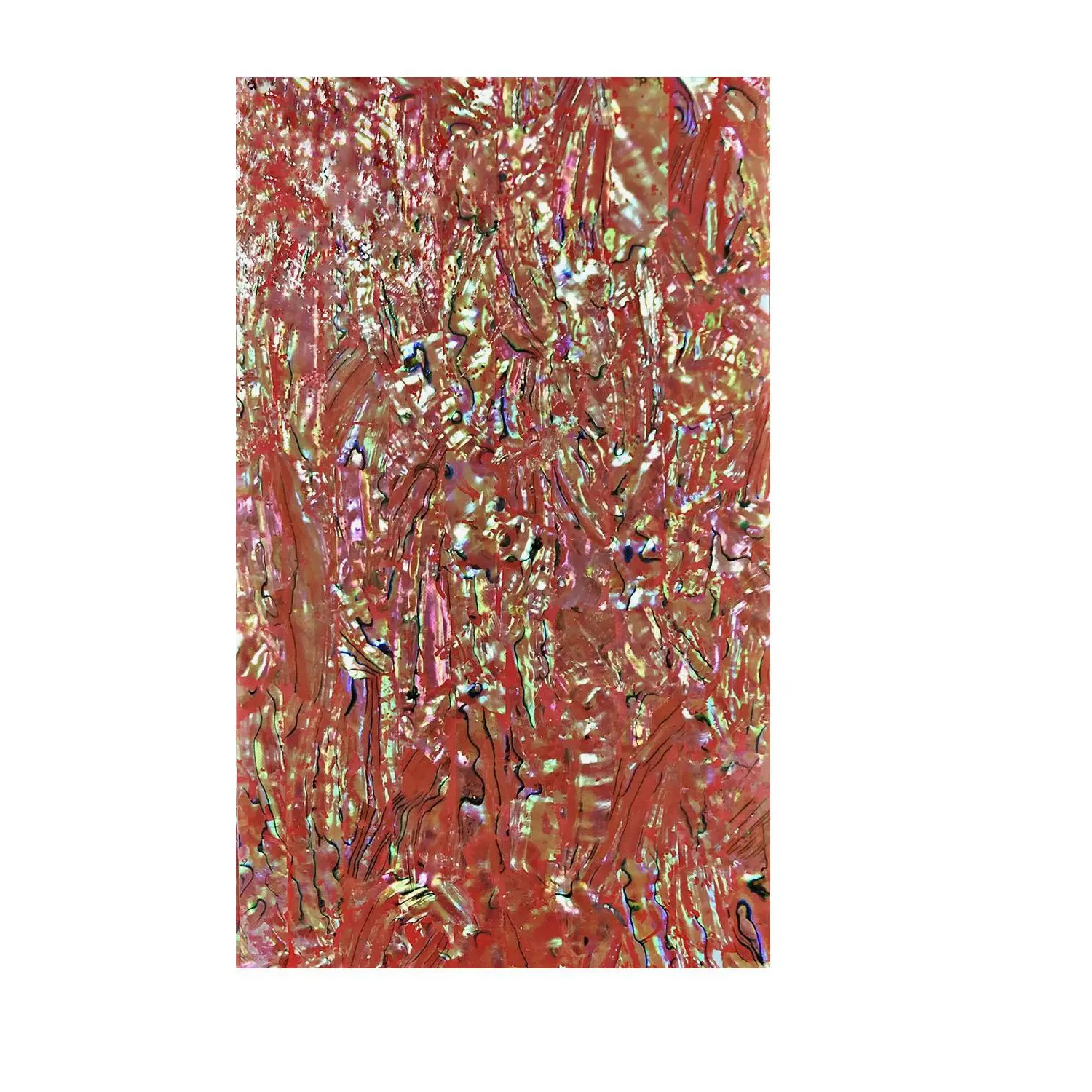 Hoja de concha de abulón de Nueva Zelanda, hoja de abulón, papel de concha Flexible para decoración de joyería artística, 2017