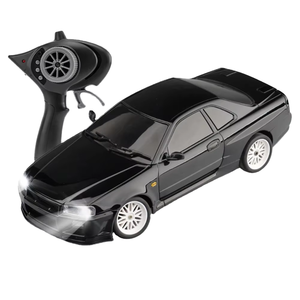 A99 ldrc 1/18 RWD RC Car โมเดลรถแข่งพร้อมระบบไฟทำจากโลหะพร้อมสาย USB - Product Image 1