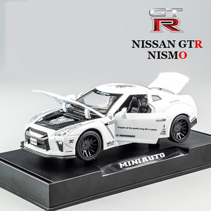 GTR 1:32 alaşım simülasyon araba modeli açılabilir kapı oyuncak araba süsler ile Boys için tekerlekler fonksiyonu sınır ötesi Die-Cast araba - Product Image 5