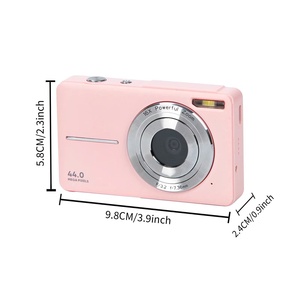子供と初心者のための新しい44MP HD 1080Pデジタルカメラ2.4インチLCD 16xズーム、マクロモード付き充電式コンパクトカメラ - Product Image 6
