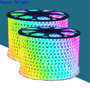 100米发光二极管RGB Ip65无线遥控DMX克里斯马斯防水柔性DMX 110V 220V RGB条形灯 - Product Image 2