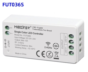 FUT035S + FUT037S + Miboxer Milight 2.4GHz tek renkli LED denetleyici - Product Image 1