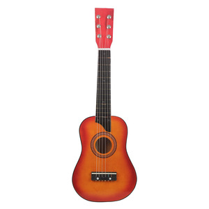 Vendita calda portatile <span class=keywords><strong>Multi</strong></span> colori 25 pollici 6 corde chitarra in legno massello per bambini bambini acustici principianti chitarra strumenti musicali