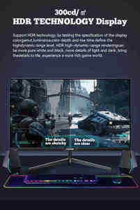 PC <span class=keywords><strong>lcd</strong></span> מסך 24 27 32 אינץ '165hz 2k תצוגה RGb בר אור מסך משחקים רחב 144 מסך מסך משחקים מסך hz