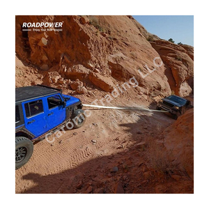 حبل سحب يمكن الاعتماد عليه على الطرق أبيض 5 م 2 طن مع خطاف يتميز ببناء قوي ومناولة سهلة مثالية لقطر السيارة - Product Image 6