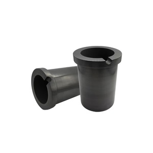 Mz-m石墨坩埚小型Leco石墨坩埚，用于实验室分析仪器的6盎司金熔炉 - Product Image 1