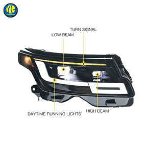 For the Most Popular 2018-2022 Latest Model Range Rover with <strong>LED</strong> Headlights, <strong>12V</strong>, White, 8000K Color Temperature Condition. - Product Image 6