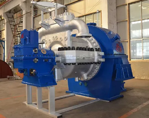 Turbina a vapor compacta pequena de contrapressão para aplicações combinadas de calor e energia