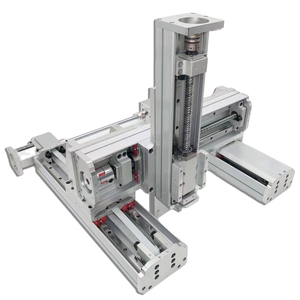 Sistema de Robot de pórtico XYZ motorizado CNC de alta resistencia, guía, mesa deslizante, actuador de escenario, riel de guía de movimiento lineal