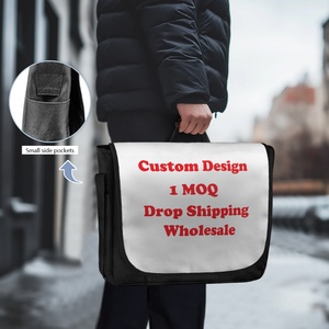 Most Popular Luxurious Exquisite Polyester Flap Crossbody <strong>Bag</strong> Custom Print on Demand Large Capacity Multifunctional Travel <strong>Bag</strong>