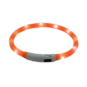 ปลอกคอสัตว์เลี้ยง LED,ปลอกคอสุนัขชาร์จไฟเรืองแสงแบบ USB ชาร์จไฟได้ปลอกคอแมวสำหรับสัตว์เลี้ยงขนาดเล็กกลางขนาดใหญ่ - Product Image 1