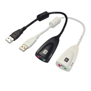 External <strong>USB</strong> Sound <strong>Card</strong> 7.1 Adapter 5HV2 <strong>USB</strong> to 3D CH Sound <strong>Card</strong> Adapter with 3.5mm Headphone Mic Jack for Laptop PC - Product Image 2