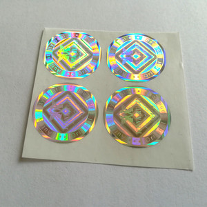Pegatina de holograma Anti-Falso, diseño gratuito, Color plata, código Original Anti-rayado - Product Image 6