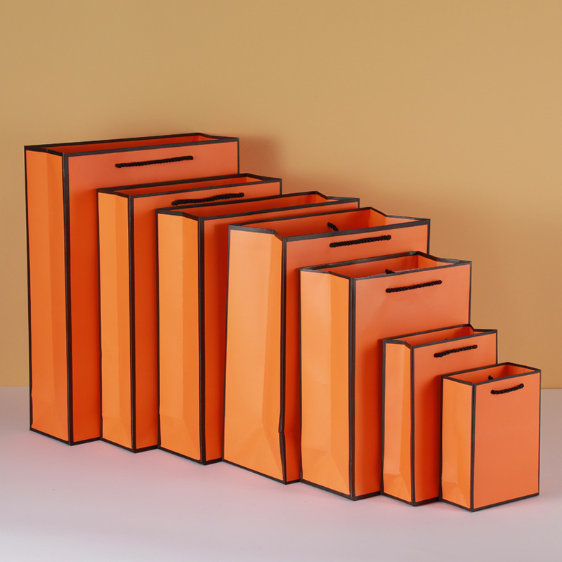 Orange bottom black edge