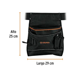 Truper 5 bölme Polyester alet çantası 2 birim Set-5 ayrı bölmeli taşınabilir araç depolama - Product Image 3