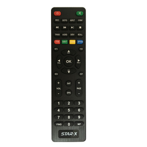 4-Button Universal <strong>Remote</strong> Control <strong>Soft</strong> ABS/Plastic RF Wireless Communication Fixed Code for TV Black Home Use - Product Image 1
