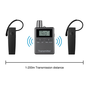 Sistema de interpretación simultánea de audio inalámbrico de transmisión de voz estable de señal fuerte de 50 canales - Product Image 5