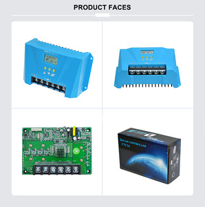 Regolatore di carica del pannello solare 10A 20A 30A 40A 50A 60A regolatore di carica solare PWM impermeabile 12V/24V/48v con esterno in alluminio - Product Image 2