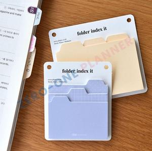 定制标签分隔器纸质便签记事本功能简约 - Product Image 1