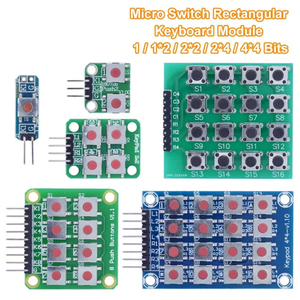 Micro Switch 1*2/2*2/2*4/4*4 <strong>Matrix</strong> Keyboard 8-bit Button Independent Button MCU External Expansion Keyboard Module - Product Image 1