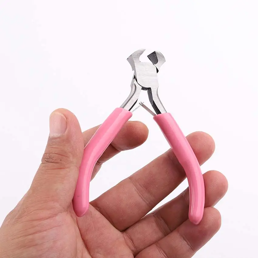 High quality pink mini pliers 9-piece set Jewelry tool pliers Jewelry needle nose pliers