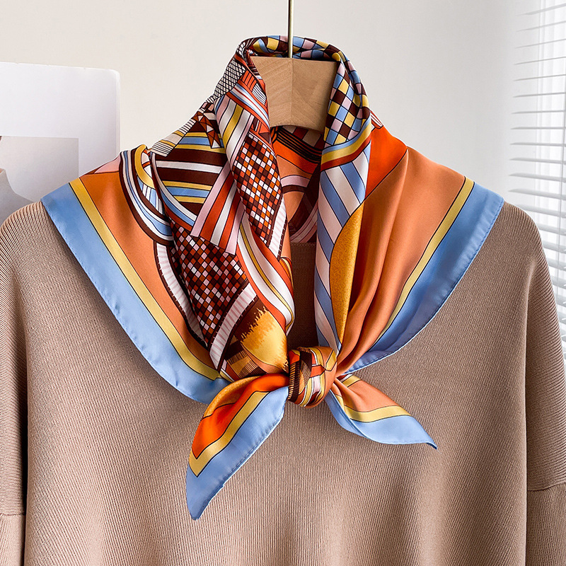 Ethnic Saddle - Blue and Orange